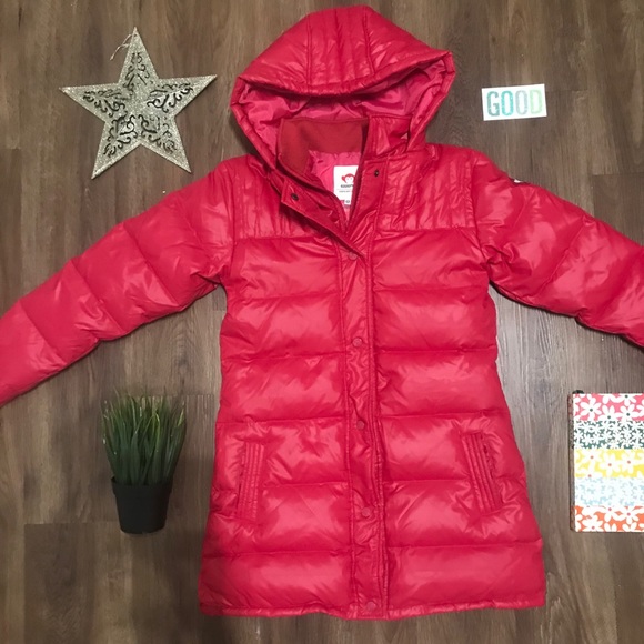 Appaman Featherweight Down Hot Pink Hooded Puffer - Picture 10 of 12